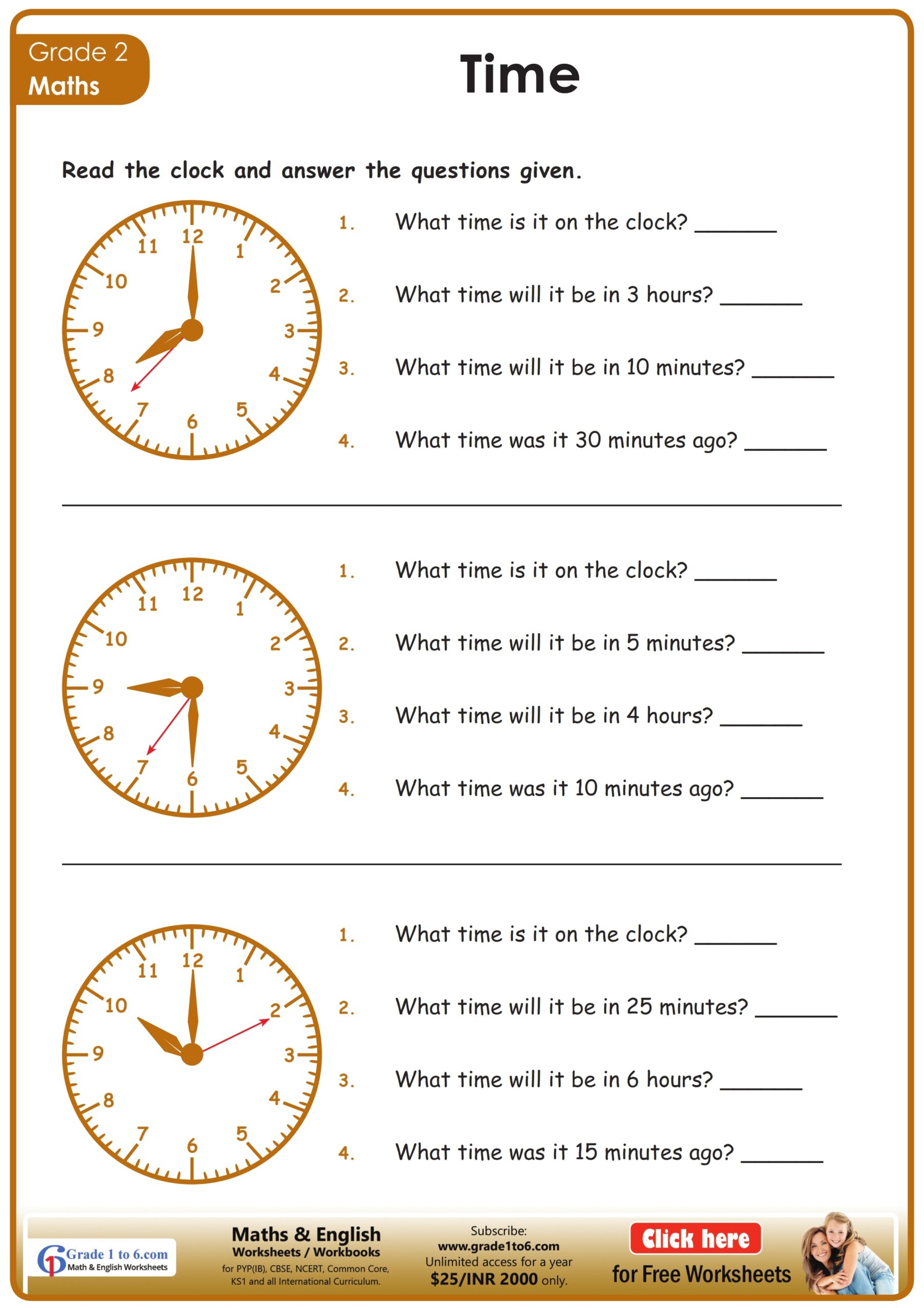 Clock Worksheets How To Tell Time Worksheets Library