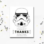 Collection Of Star Wars Printable Birthday Cards 32 Images In Star