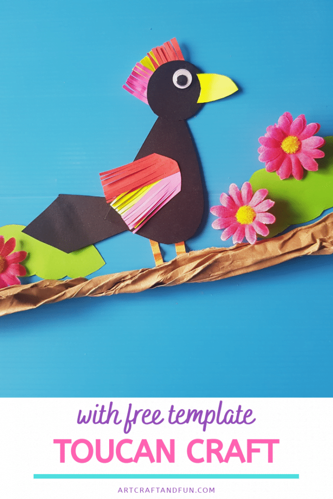 Colorful Toucan Craft With Free Template