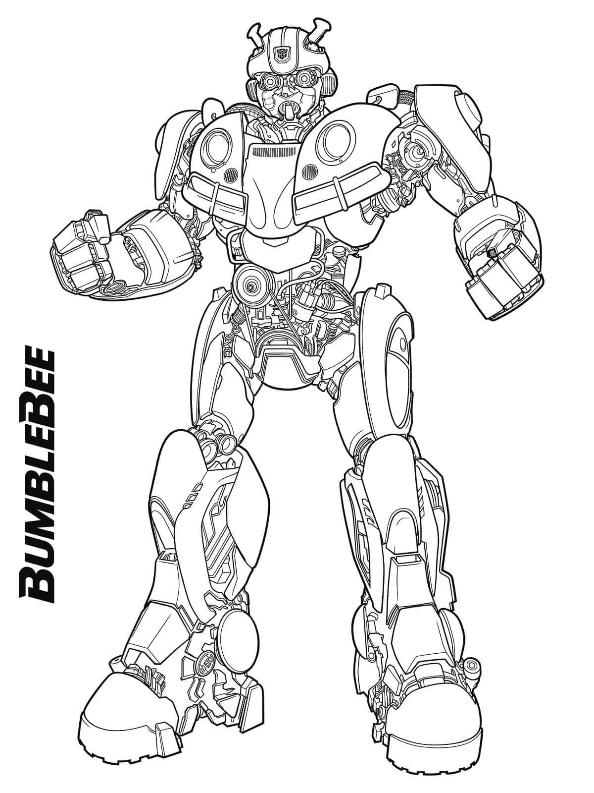 Coloring Page Bumblebee Transformer Coloring Page Unique Bumblebee 