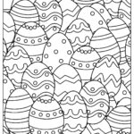 Coloring Page Easter Eggs Free Printable Coloring Pages