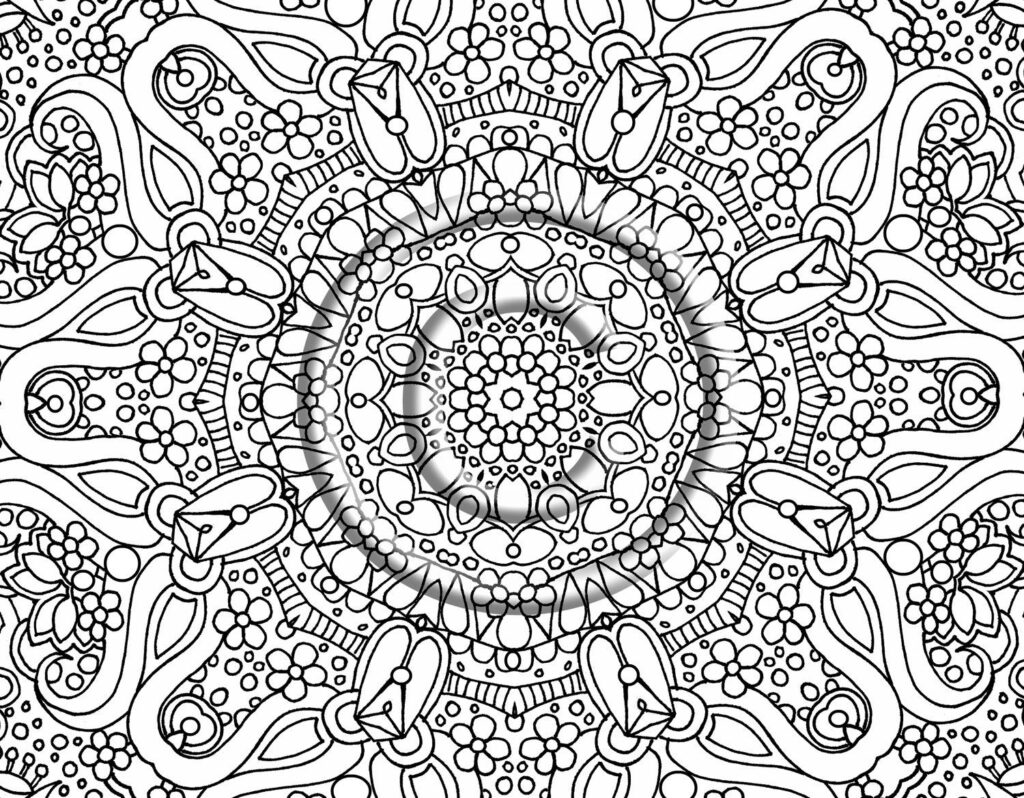 Coloring Pages Abstract Art Printable Coloring Home