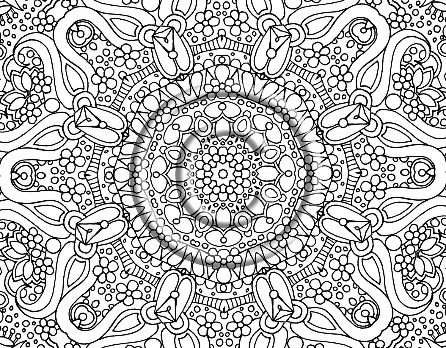 Coloring Pages Abstract Art Printable Coloring Home