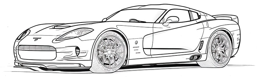 Coloring Pages For Kids Cars Stock Illustration 50 OFF
