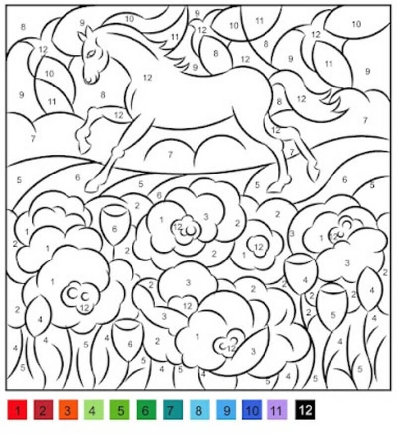 Horse Color Pages