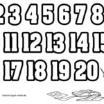 Coloring Pages Numbers 1 20 Coloring Pages