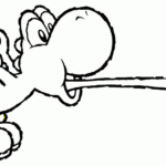 Coloring Pages Of Yoshi Coloring Home