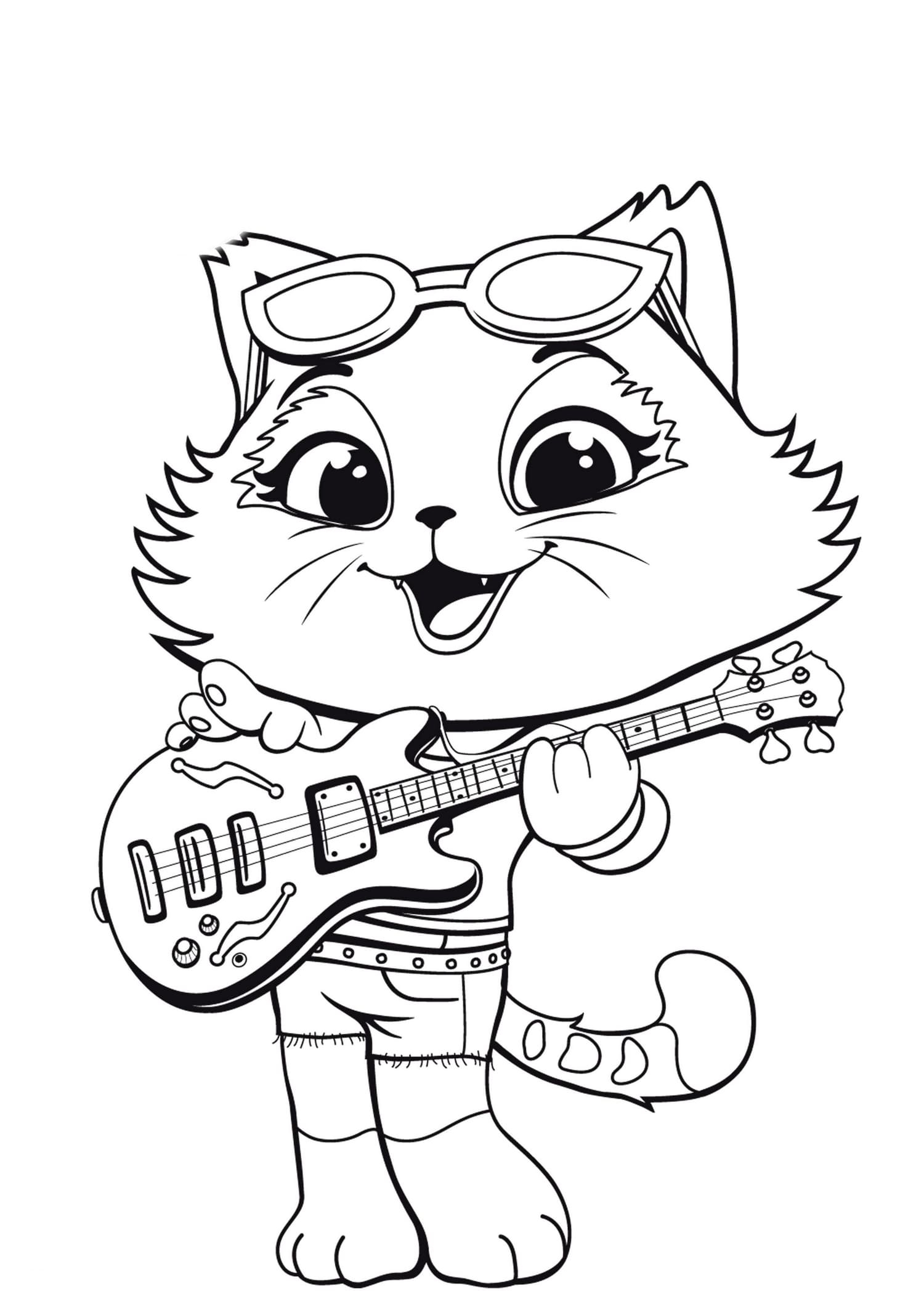 Coloring Pages Printable Cats