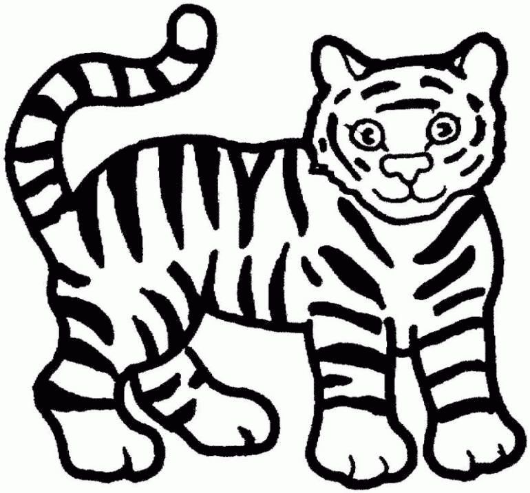 Coloring Pages Tiger Coloring Home