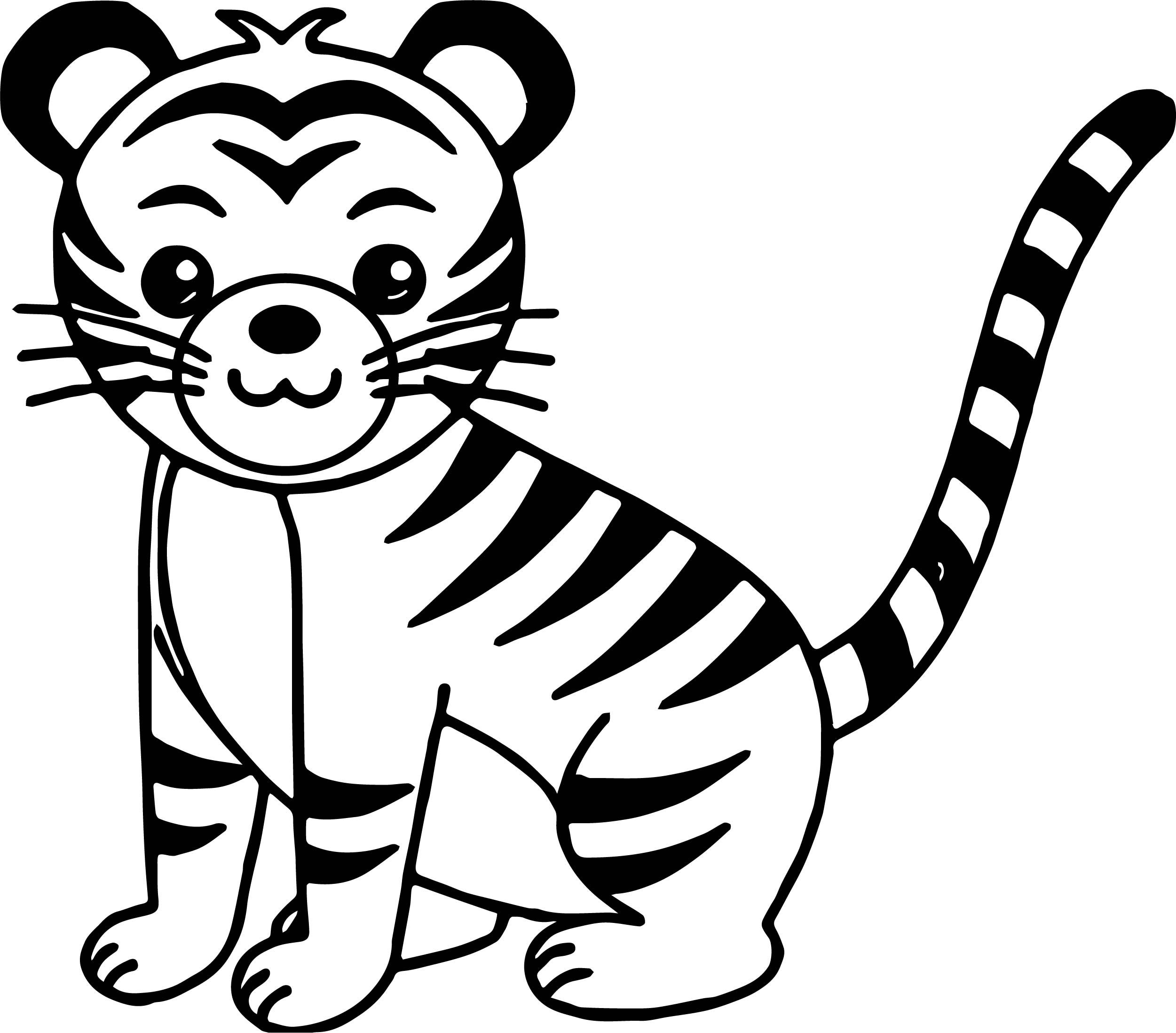 Coloring Pages Tiger My Blog