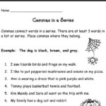 Commas In A Series Pdf Unknown Type For 1st 2nd Grade Lesson
