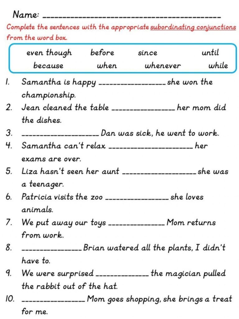 Complex Sentences Activity Live Worksheets Worksheets Library