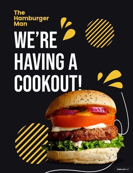 Cookout Invitation Flyer Template In Google Docs Word Publisher