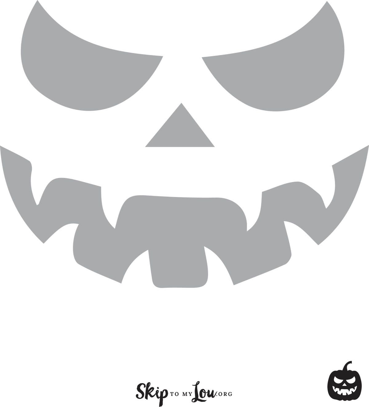 Cool FREE Printable Pumpkin Carving Stencils Skip To My Lou 