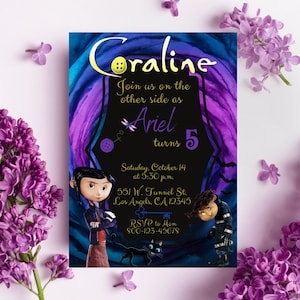 coraline invitation template
