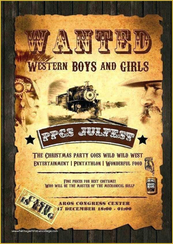 Cowboy Invitations Template Free Of Western Party Invitations Cowboy 