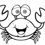 Crab Coloring Pages Lineart Free Printable Coloring Pages