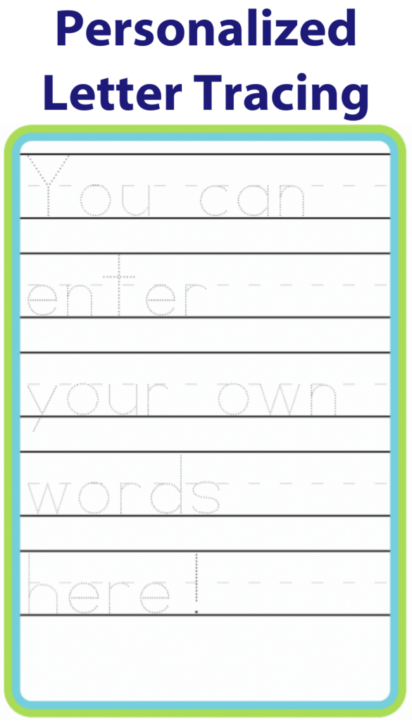 Creating Name Tracing Worksheet Name Tracing Worksheets