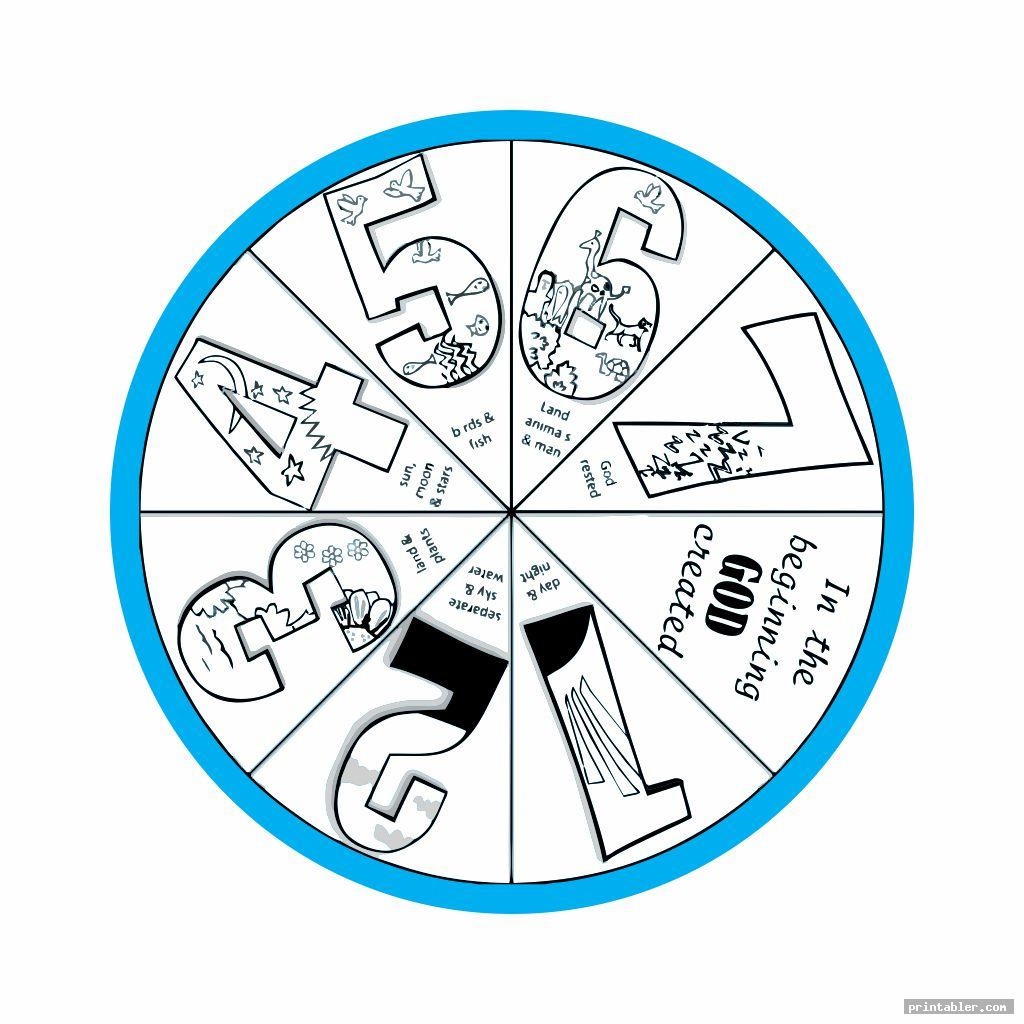 Creation Wheel Craft Printable Gridgit