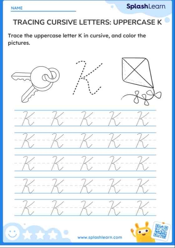 Cursive Writing Capital Letters Worksheets A To Z Infoupdate
