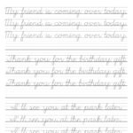 Cursive Writing Practice Sheets PDF ReadingVine Worksheets Library