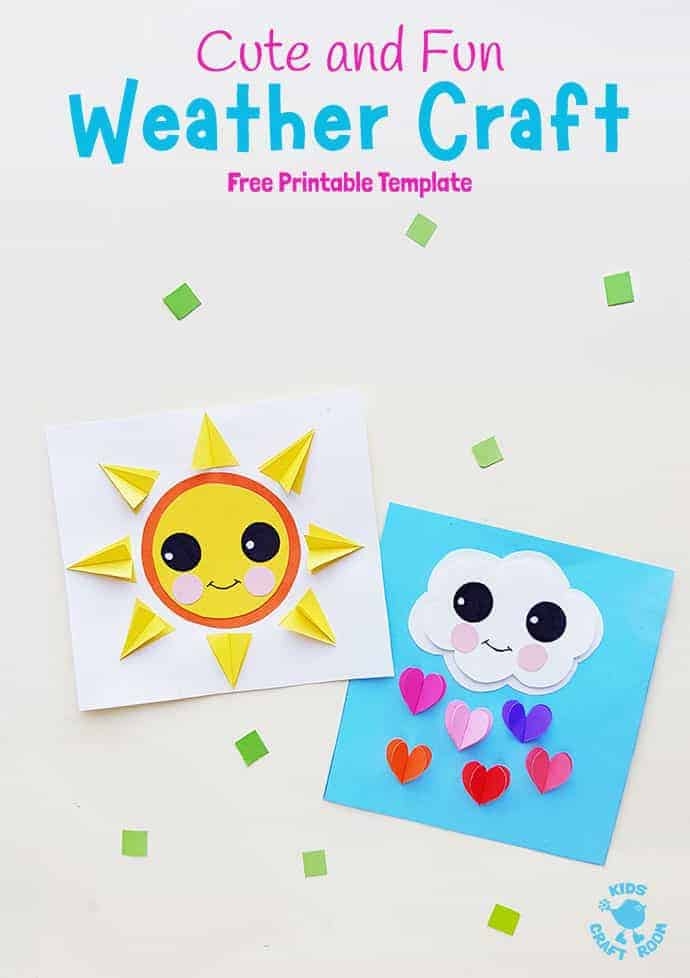 Cute And Fun Paper Weather Crafts Kids Craft Room