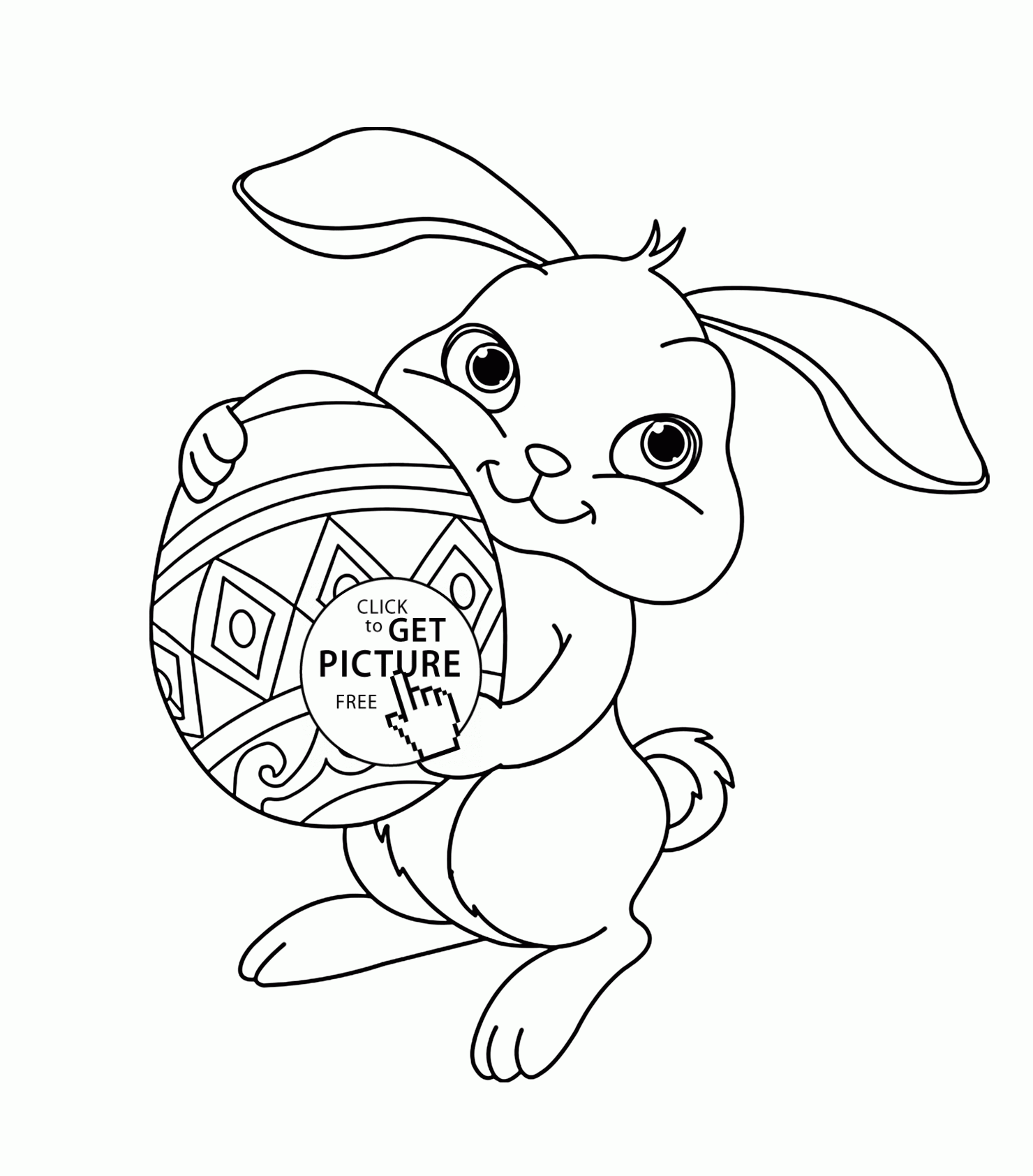 Cute Bunny Coloring Pages To Print Coloring Home