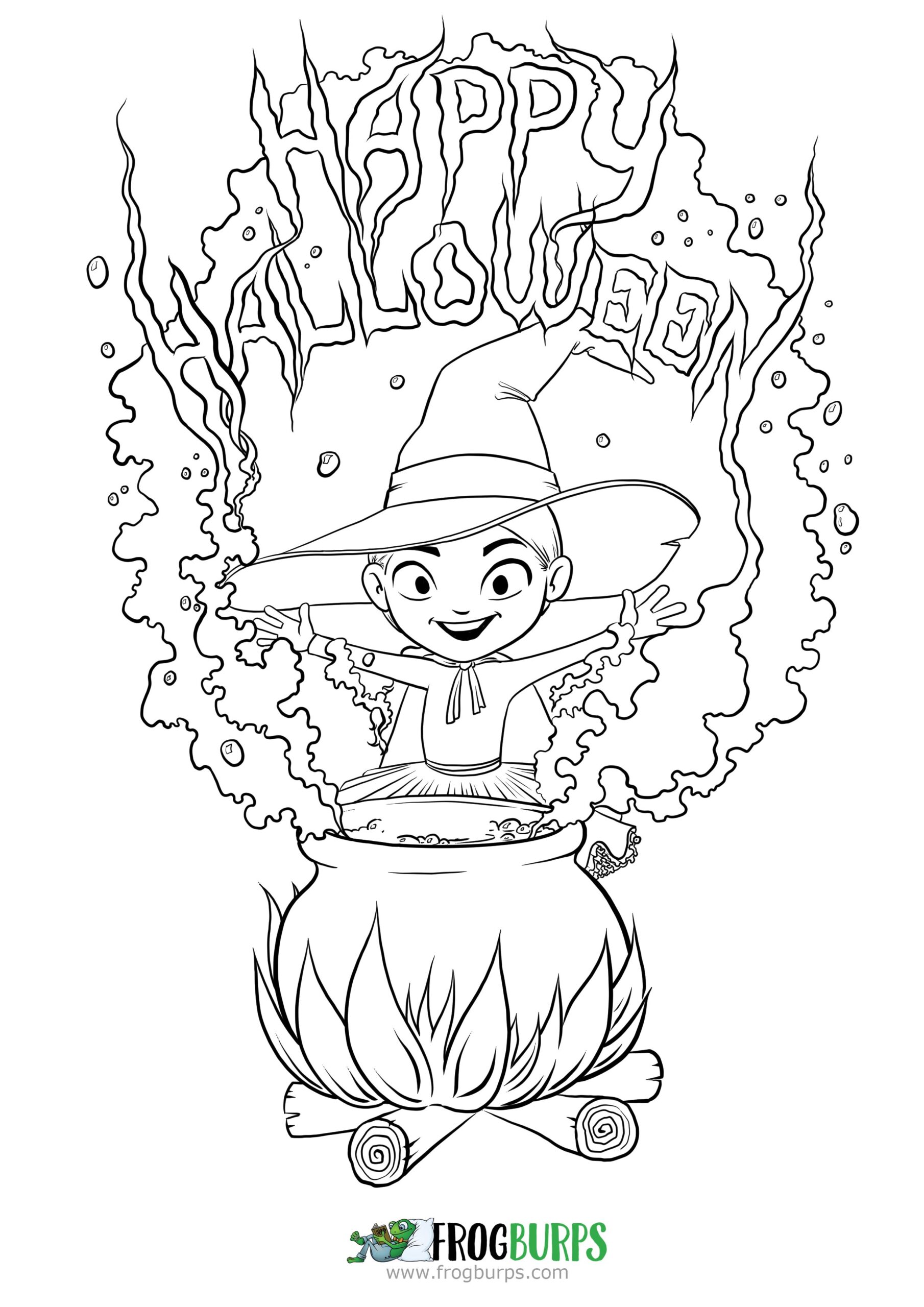Cute Halloween Coloring Pages YouLoveIt