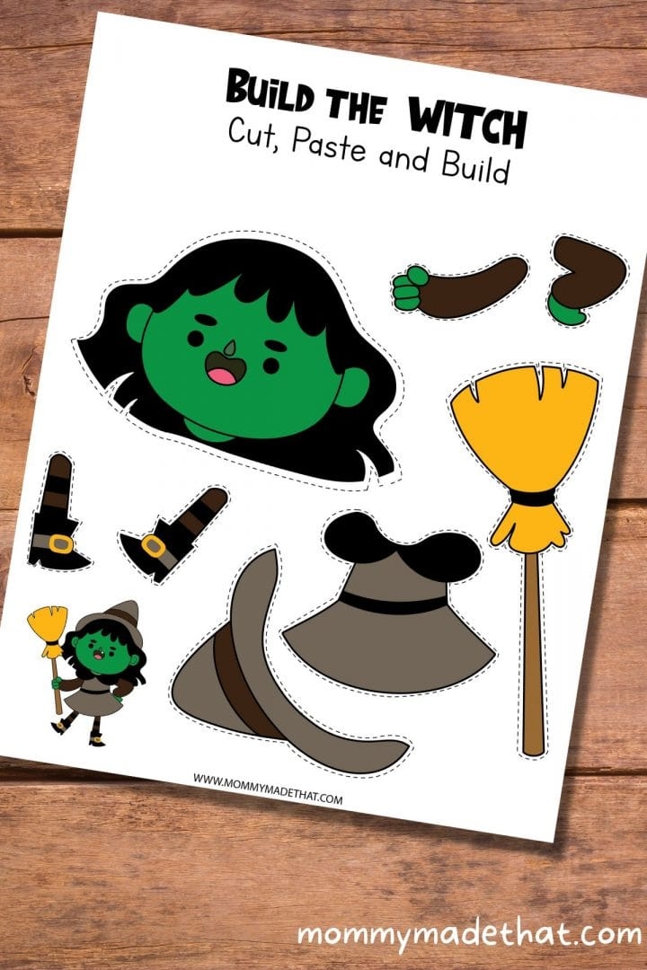 printable witch craft for kids