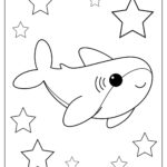 Cute Shark Pictures To Color Infoupdate