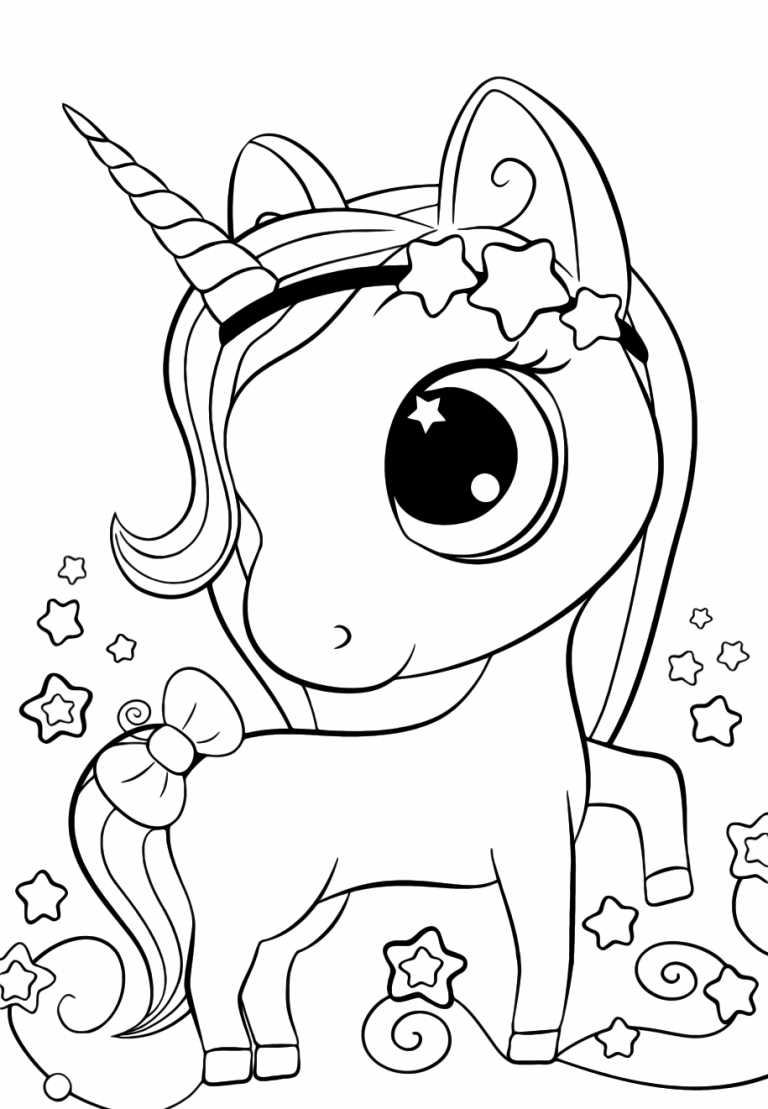 Unicorn Coloring Pages