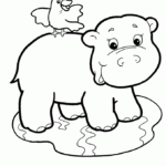 Cute Zoo Animal Coloring Pages Coloring Home