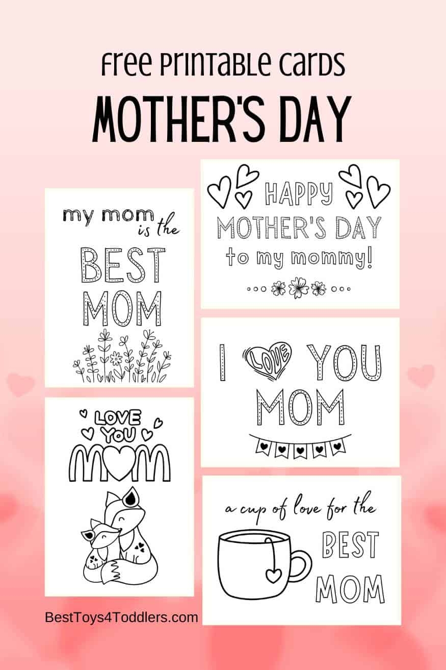 Cutest Free Printable Mothers Day Cards For Kids 41 OFF
