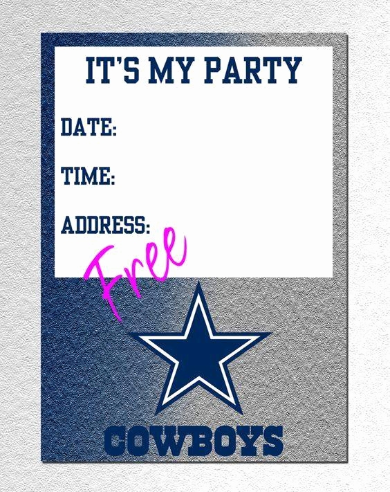 Dallas Cowboys Invitation Template Collegio Sanlorenzo Template