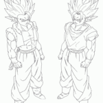 Dbz Gogeta Coloring Pages Coloring Home