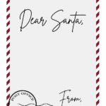 Dear Santa List Printable Template
