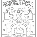 December Coloring Pages December Coloring Pages Free Printable