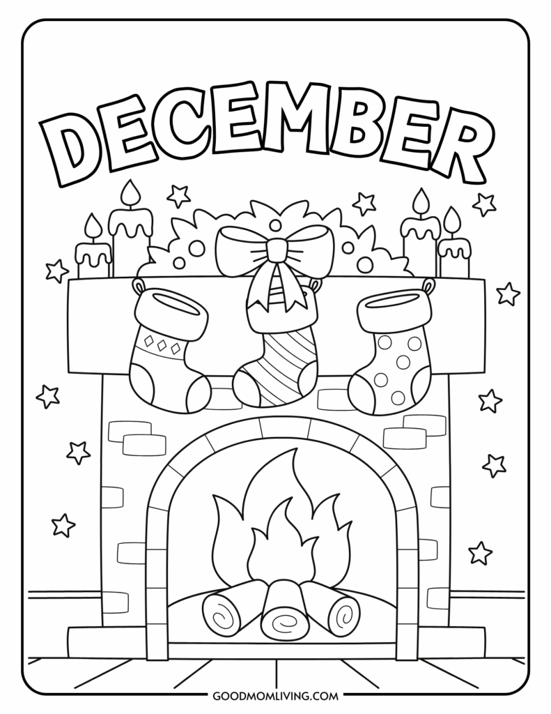 December Coloring Pages December Coloring Pages Free Printable