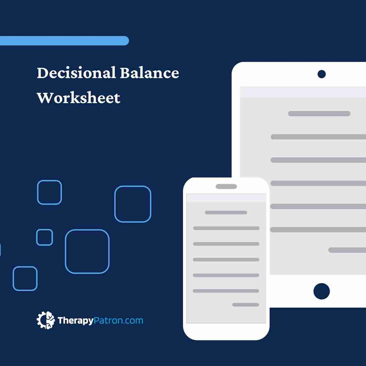 Decisional Balance Worksheet Editable Fillable Printable PDF
