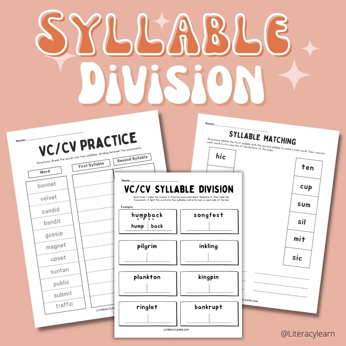 Decoding Multi Syllable Words Lesson Plans Worksheets Worksheets 