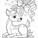 Deer Family Coloring Page ColoringBay