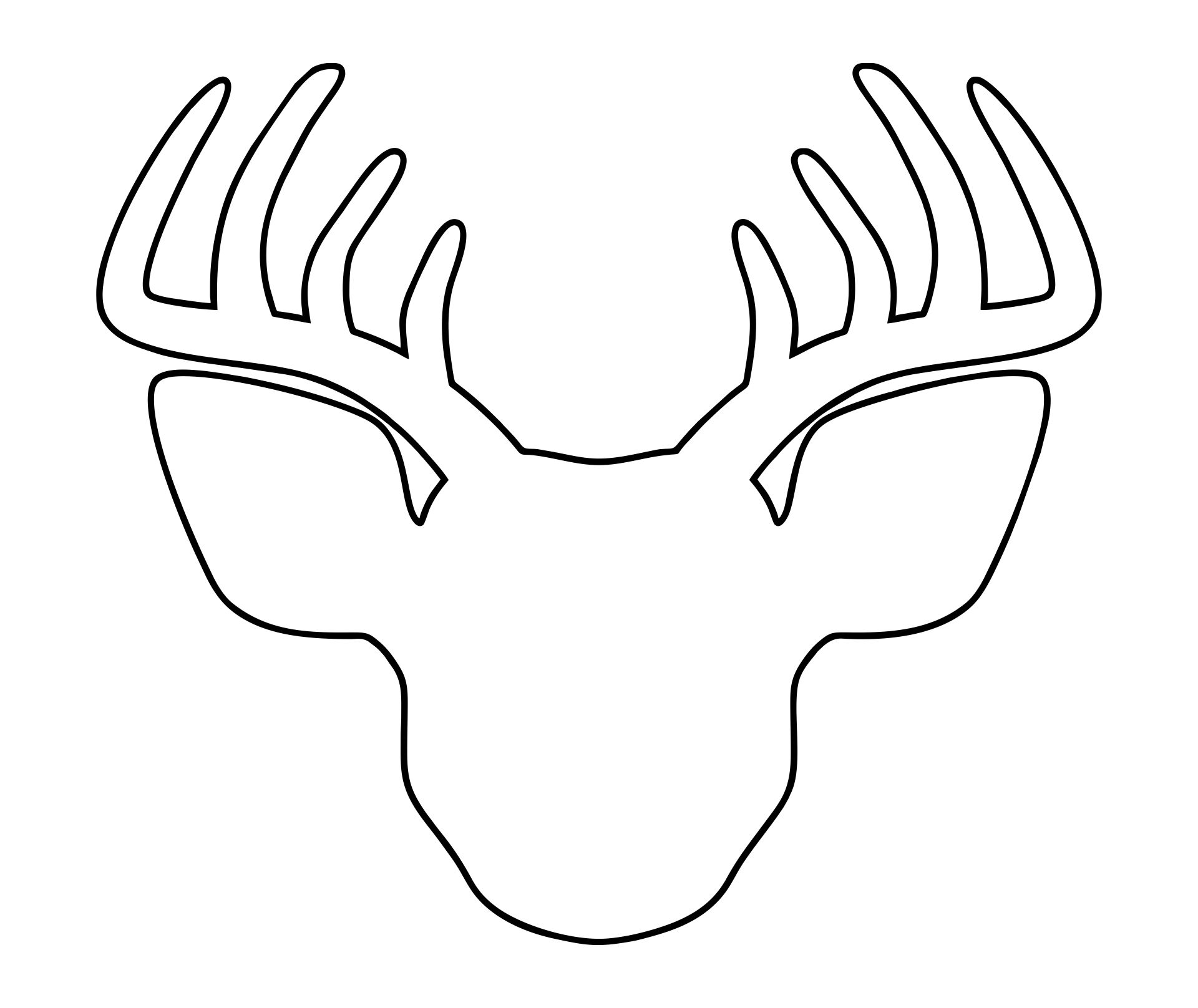 printable deer pictures