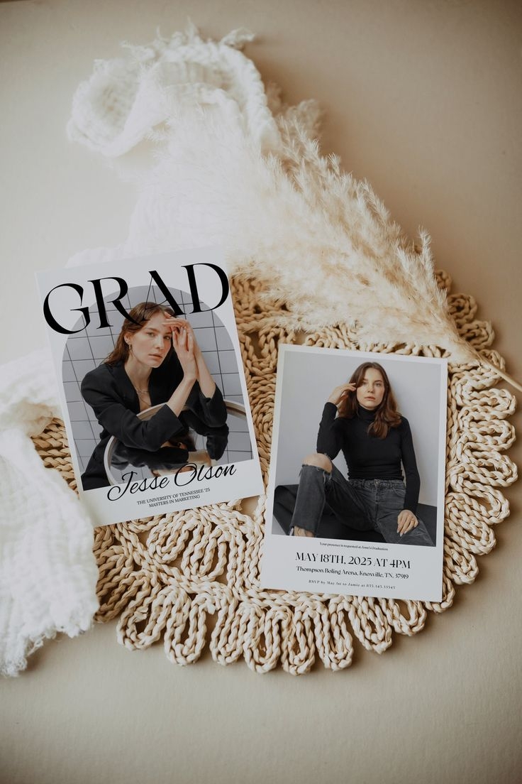 grad invite templates