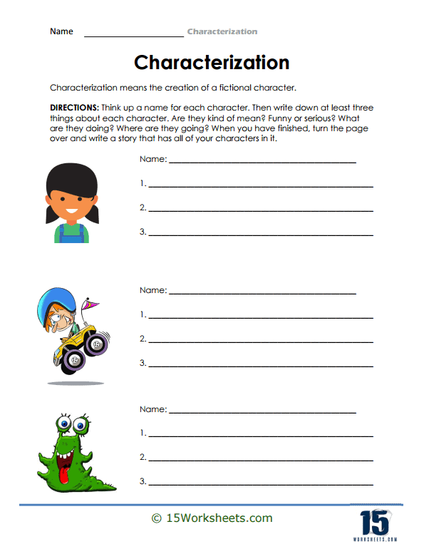 Direct And Indirect Characterization Worksheets Worksheets Library