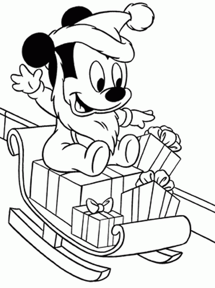 Disney Coloring Pages 14 Disney Christmas Coloring Pages Picture