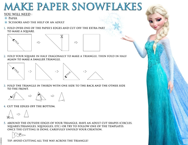 Disney Frozen Printable Snowflake Craft Mama Likes This