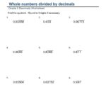 Dividing Decimals By Whole Numbers Textbook Exercise Corbettmaths