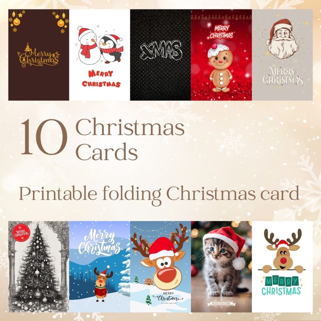 DIY Holiday Greetings Free Printable Christmas Cards Worksheets Library