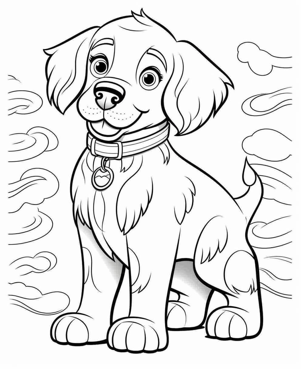 printable dog pictures to color