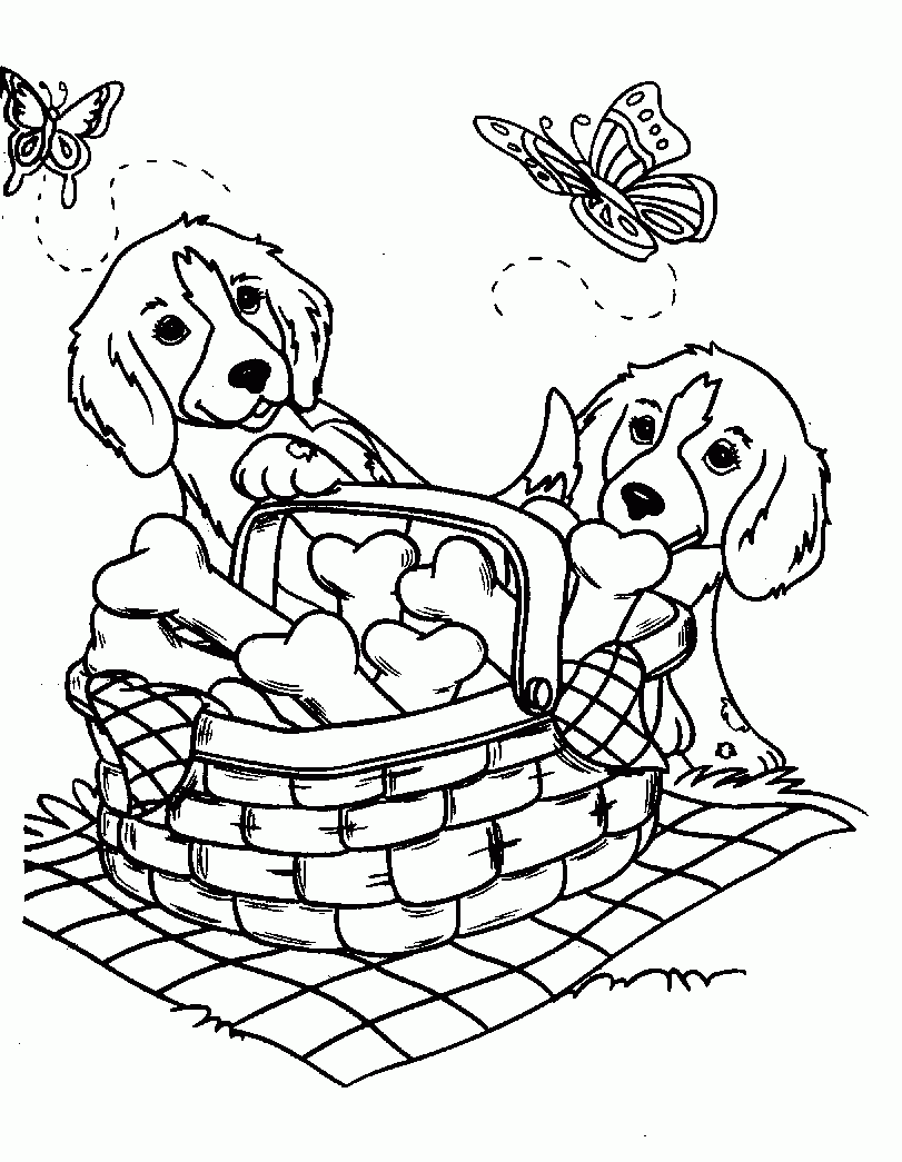 Dog Coloring Page